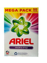 Ariel Poeder Color & Style – 50 wasbeurten (3kg) – Bescherming voor Kleuren & Stoffen